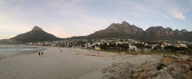 Camps Bay Beach at Sunset